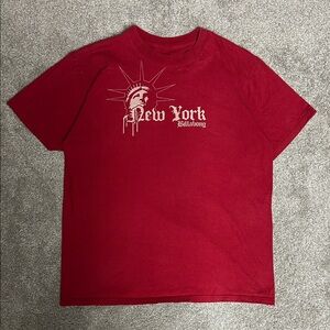 Y2K Billabong New York Red Shirt